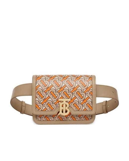 Burberry Brown Monogram Printed Waist Bag