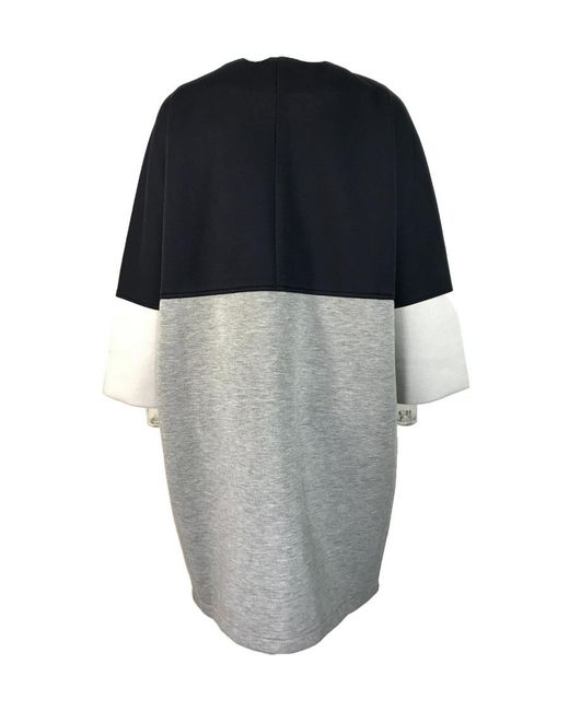 Weekend by Maxmara Gray Gnomi Logo Long Coat