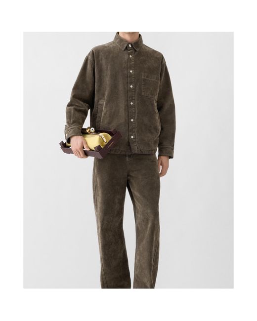 Jacquemus Gray The Boulanger Long-Sleeve Shirt for men