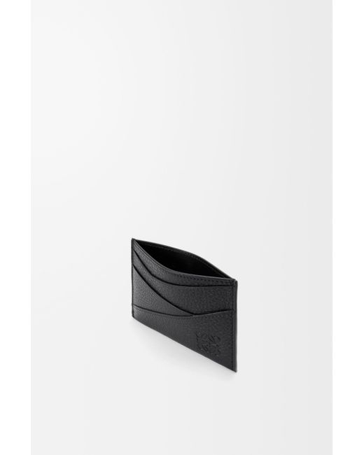 Loewe Black Puzzle Plain Card Holder for men