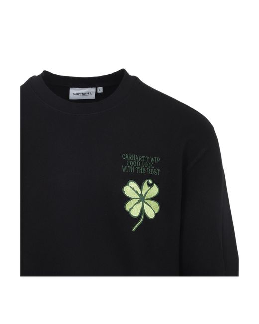 Carhartt Black Long-Sleeved Sweatshirt for men