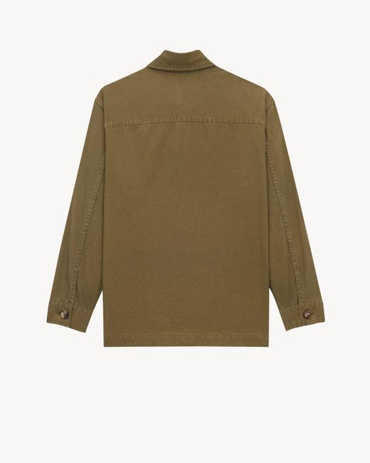 Saint Laurent Green Overshirt for men