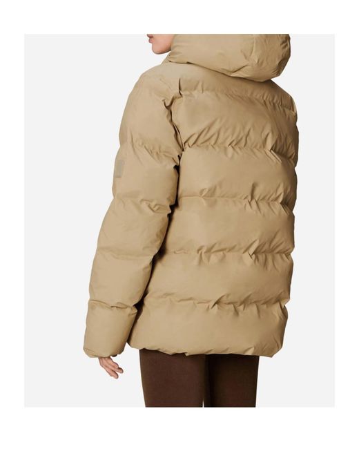 Rains Natural Long-Sleeved Cotton-Padded Jacket