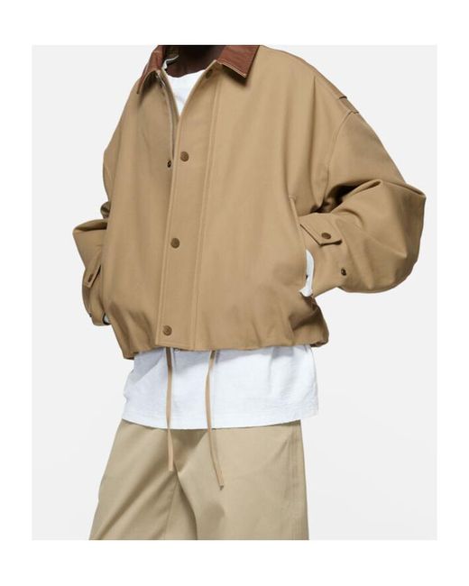 Acne Natural Long-Sleeve Bomber Jacket for men