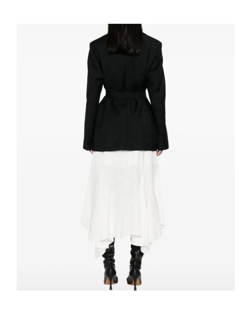 Rohe Black Shawl-Lapel Wool Jacket