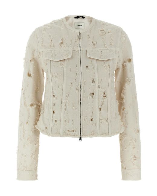 Haikure White Jena Jacket