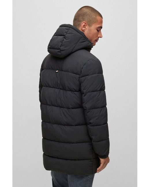 Boss Blue Padded Puffa Jacket for men