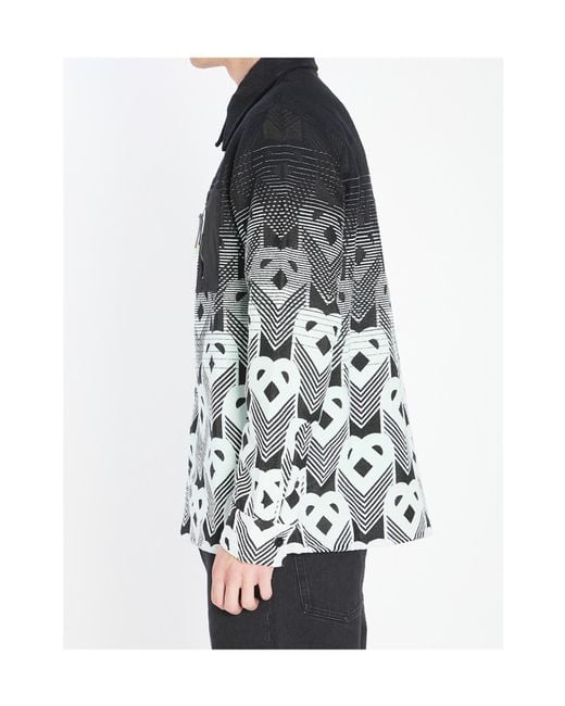 Casablanca Black Gradient Monogram Jacket for men