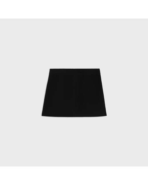 Céline Black Mini Skirt