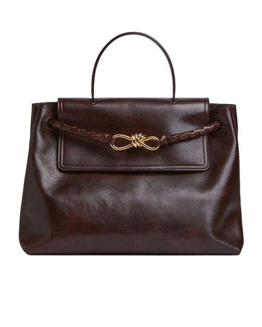 Bottega Veneta Brown Signature Knot Detail Ciao Ciao Bag