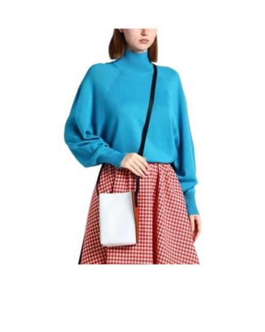 Marni Gray Solid Colour Cross-Body Bags