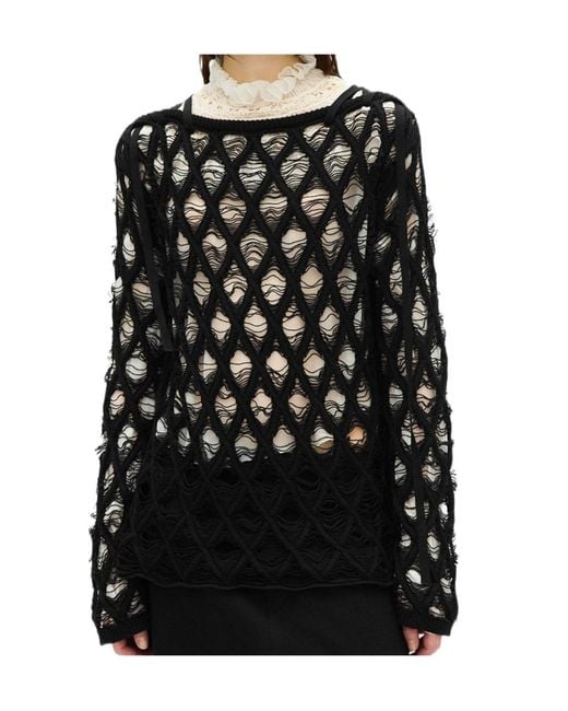 Ann Demeulemeester Black Izabel Sweater