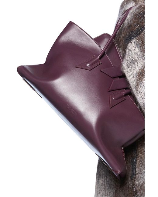 The Attico Purple The La Passeggiata Medium Tote Bag