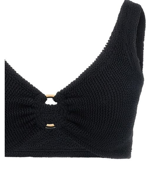 Hunza G Black Julia With Hoop Bikini