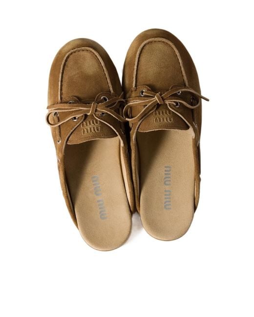 MiuMiu Faded suede slippers 関税込 ミュウミュウのスリッパ 0400022953338?wid=900