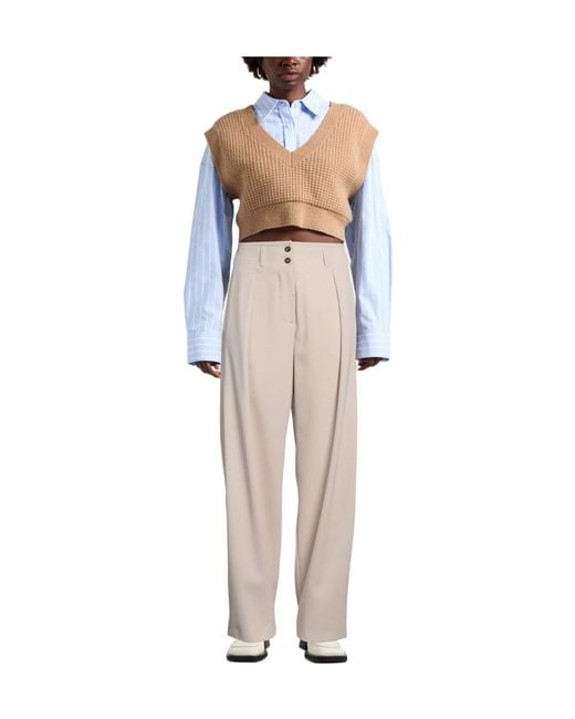 Weekend by Maxmara White Casual Trousers