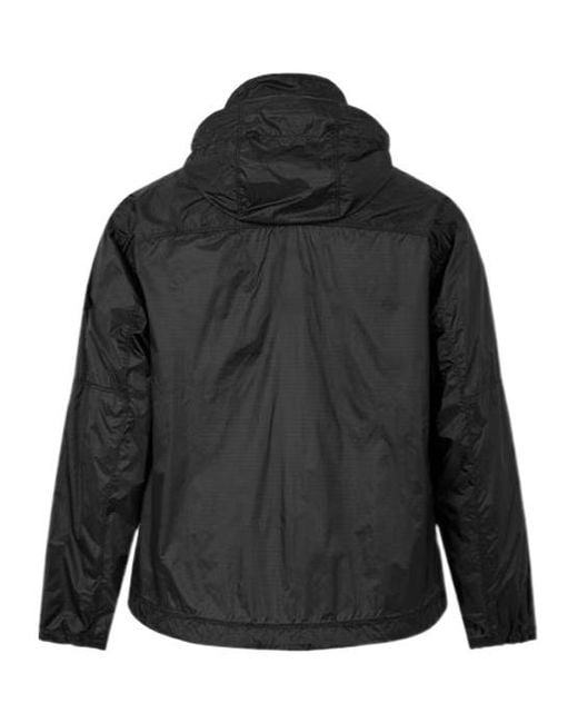Stone Island Black Rain Jacket for men