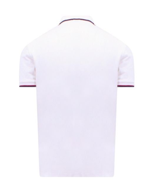 Polo Ralph Lauren White Pony Embroidered Short-Sleeved Polo Shirt for men