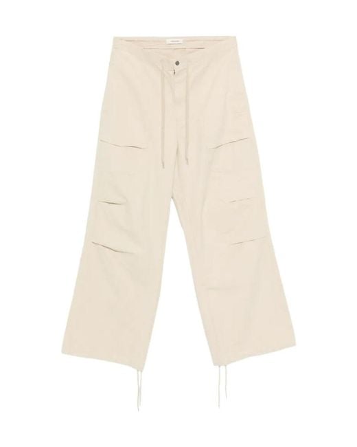 Entire studios White Barren Straight Leg Cargo Pants for men
