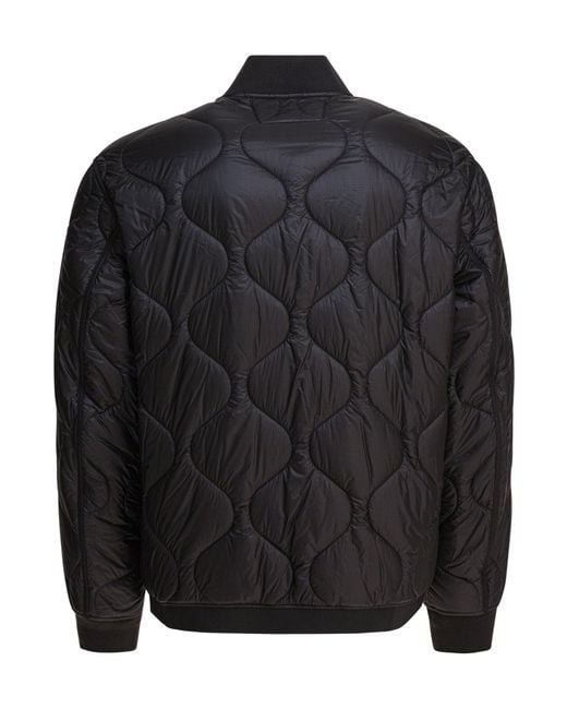 C P Company Black Quilted Medium Jacket for men