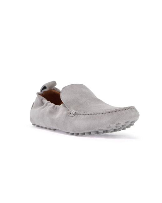 Tod's Gray Gommino Driving Shoes