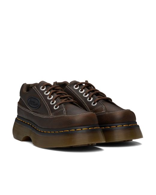 Dr. Martens Brown Lace-Up Low-Top Sneakers