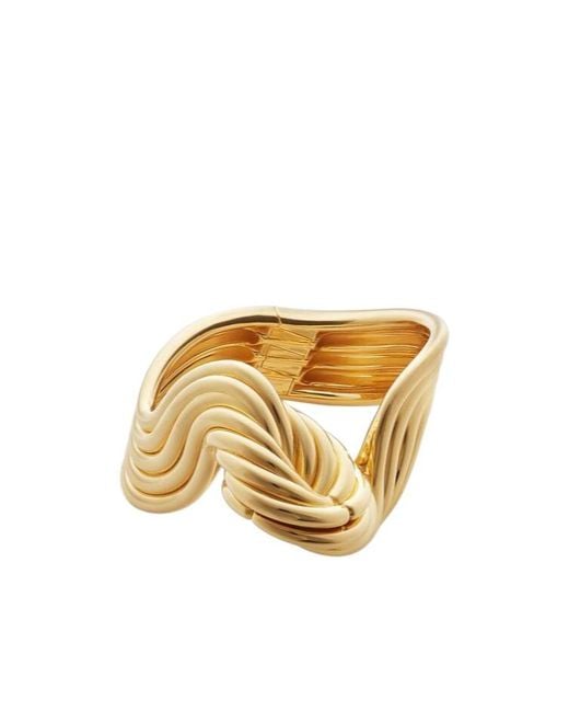 Bottega Veneta Metallic Slice Bracelet