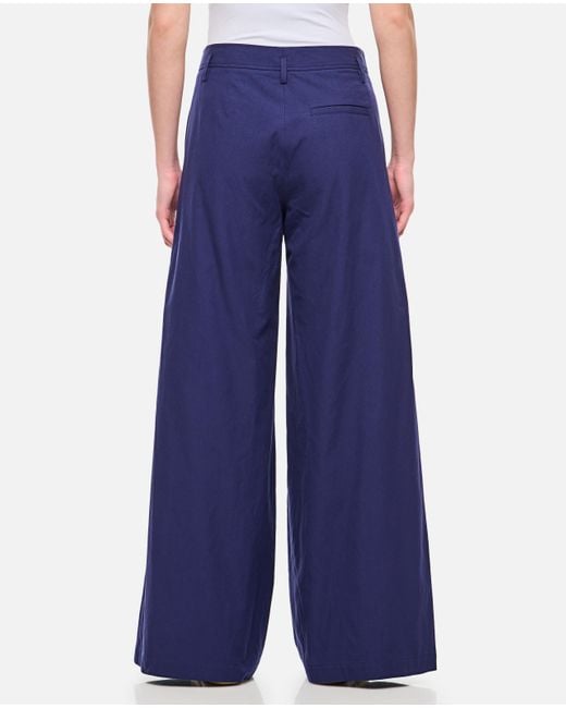 Alberto Biani Blue Belt Loops Slacks