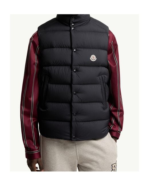 Moncler Black Tibb Down Gilet for men