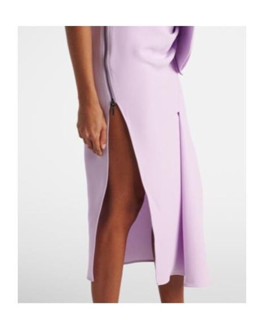 Maticevski Purple Revive Wave Cocktail Dress