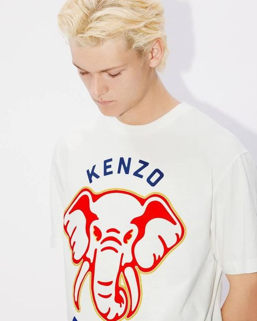 KENZO White Elephant' T-Shirt for men