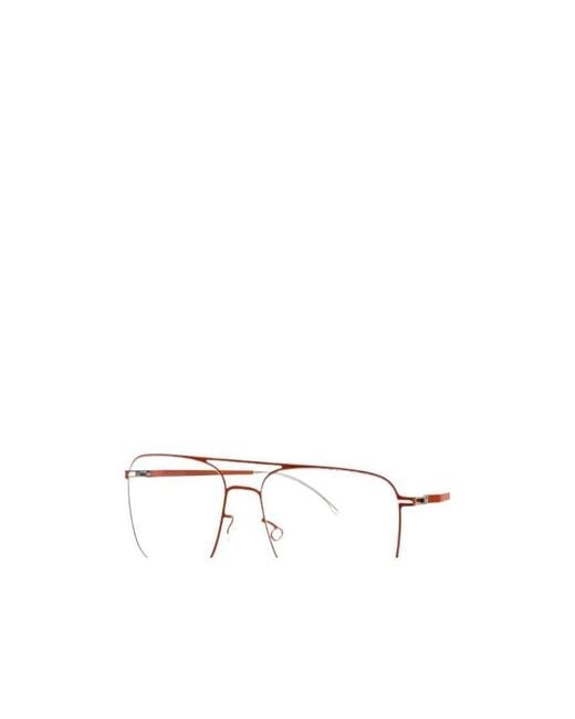 Mykita White Tobi Square Frame Glasses for men
