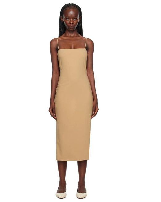 The Row Natural Haku Sleeveless Dress