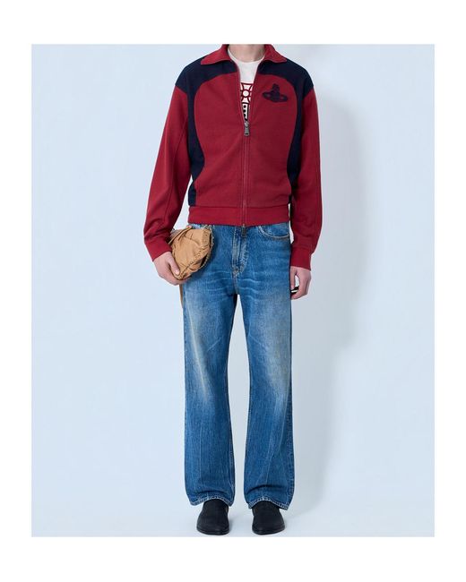 Vivienne Westwood Red Alien Zip-Up Jacket for men