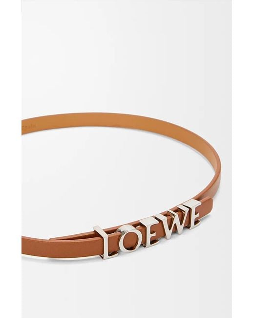 Loewe White Leather Bracelet
