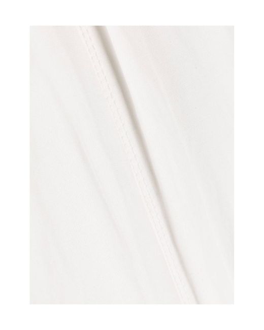 Stella McCartney White Drawstring Casual Trousers