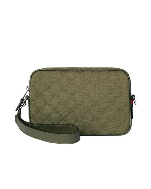Gucci Green Gg Small Crossbody Bag for men
