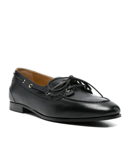 Bally Black Lace-Up Loafers for men