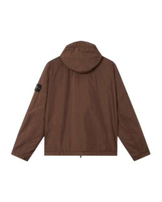 Stone Island Brown 4100001 Crinkle Reps Ny for men