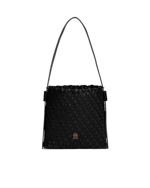 Tommy Hilfiger Black Solid Color Shoulder Bag