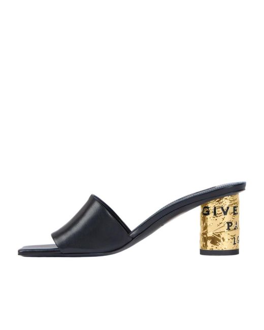 Givenchy Blue Tape Heeled Mules