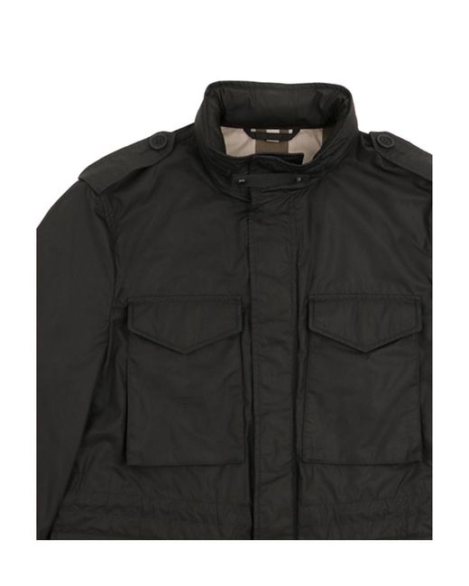 Burberry Black Long-Sleeved Casual Jacket for men