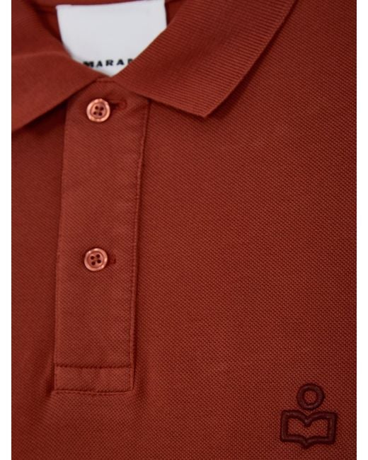 Isabel Marant Logo-Embroidered Polo Shirt for men