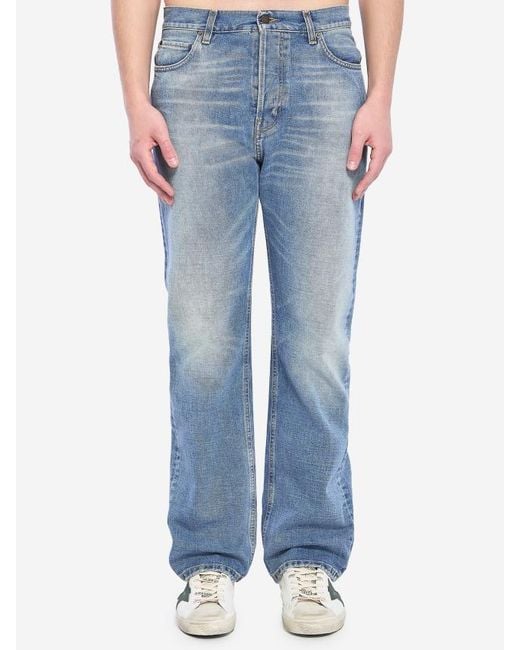 Haikure Blue Logo Jeans for men