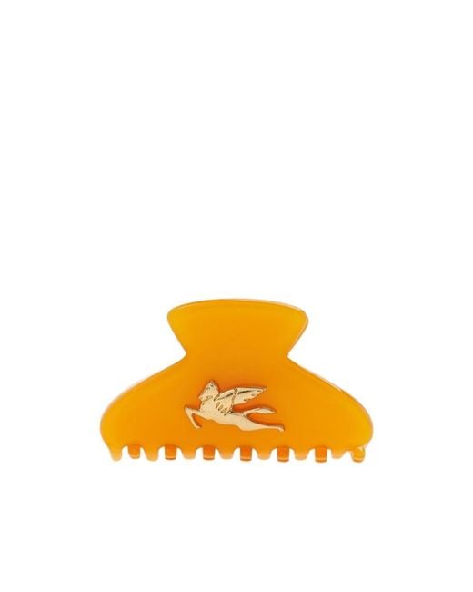 Etro Orange Logo Hairpin