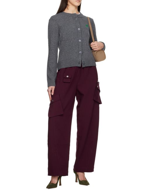 Ganni Gray Cardigans