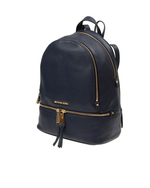 MICHAEL Michael Kors Blue Dark Rhea Medium Backpack