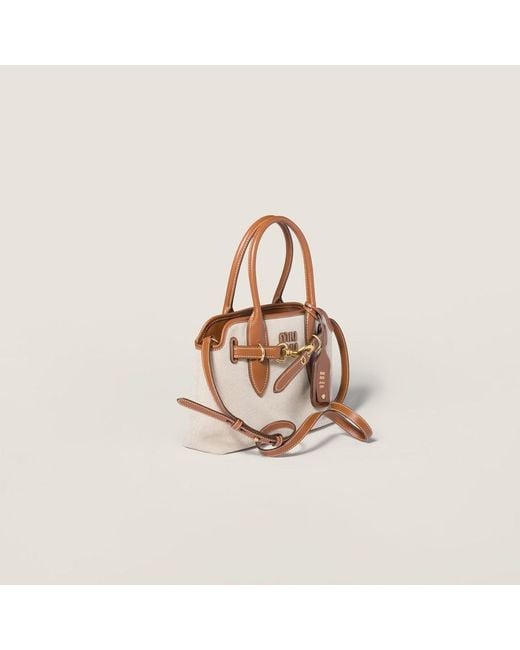 Miu Miu Brown Aventure Tote Bag