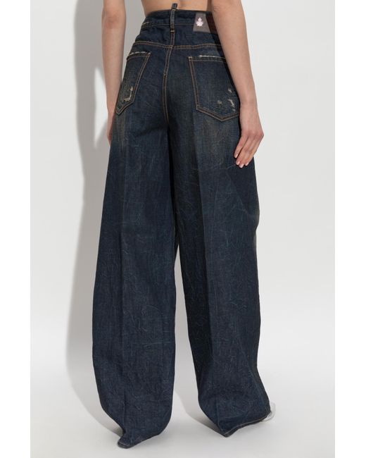 DSquared² Blue Dark Desert Dust Wash Cool Girl Jeans