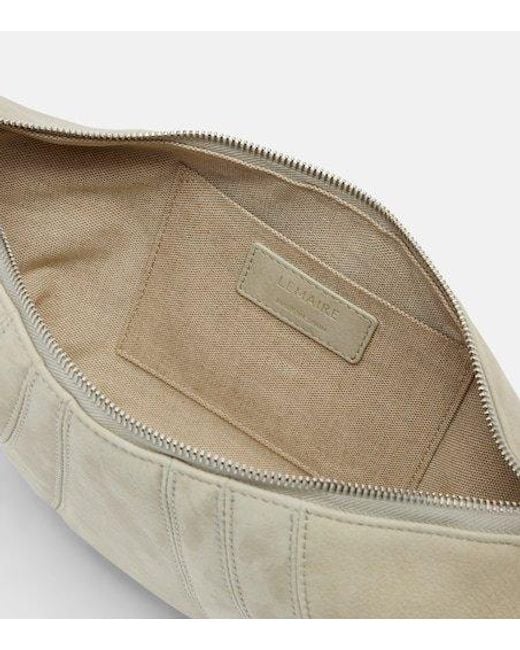 Lemaire White Small Leather Shoulder Bag